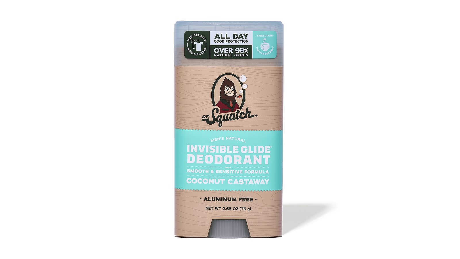 Coconut Castaway Invisible Glide Deodorant - Daily Active Carry