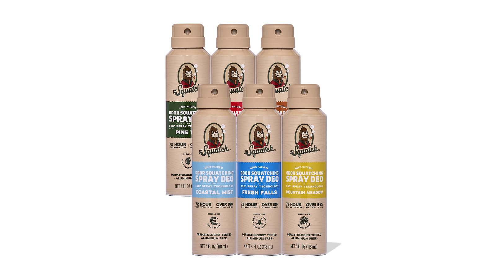 Spray Deodorant 6-Pack - Bright Gift Rotation