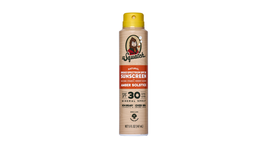 Dr. Squatch Spray Sunscreen | SPF 30 UVA/UVB Protection | Non-Greasy Mineral Sunscreen for Men - Daily Guard