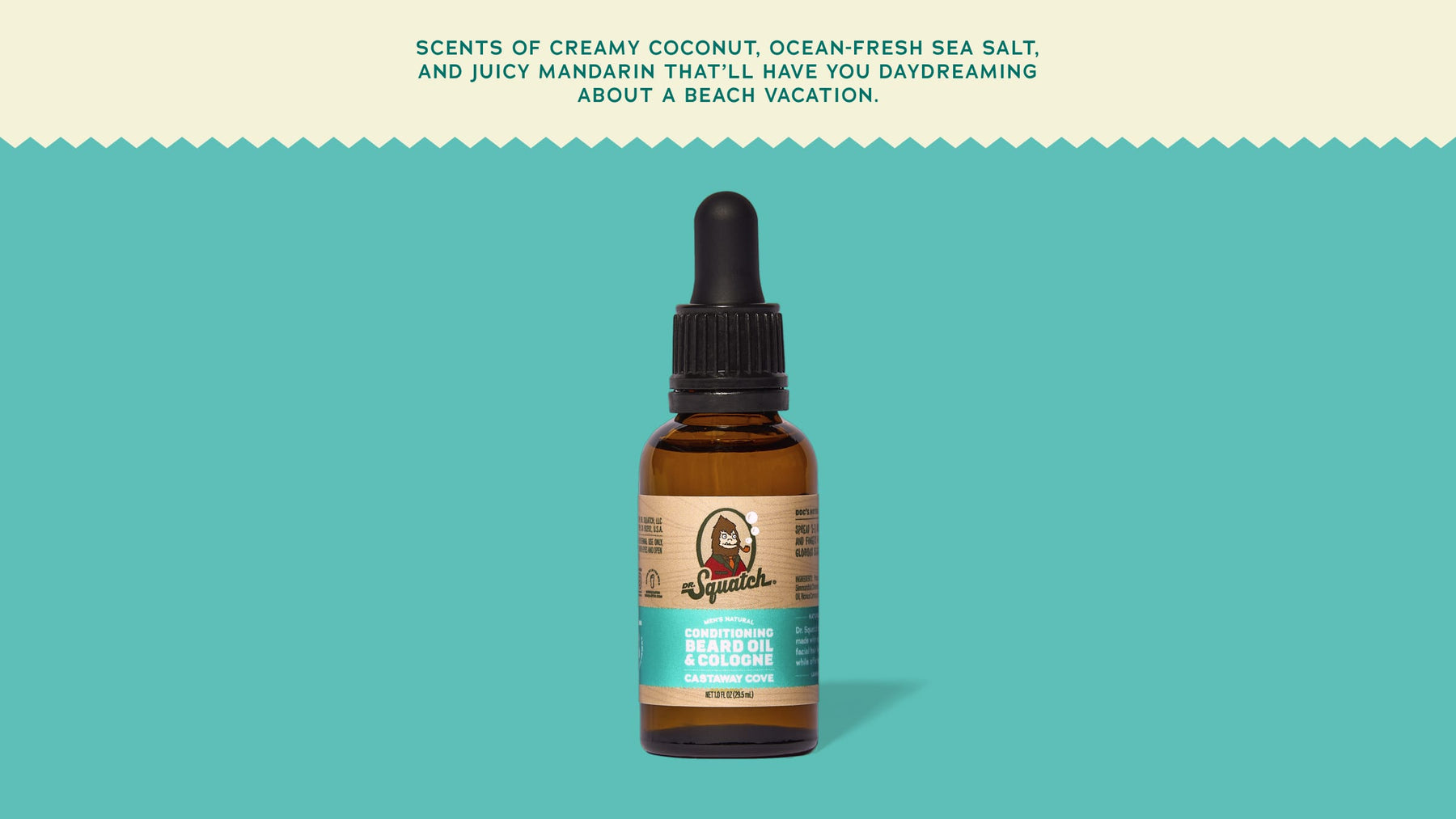 Castaway Cove Beard Oil & Cologne - Modern Fresh Signature