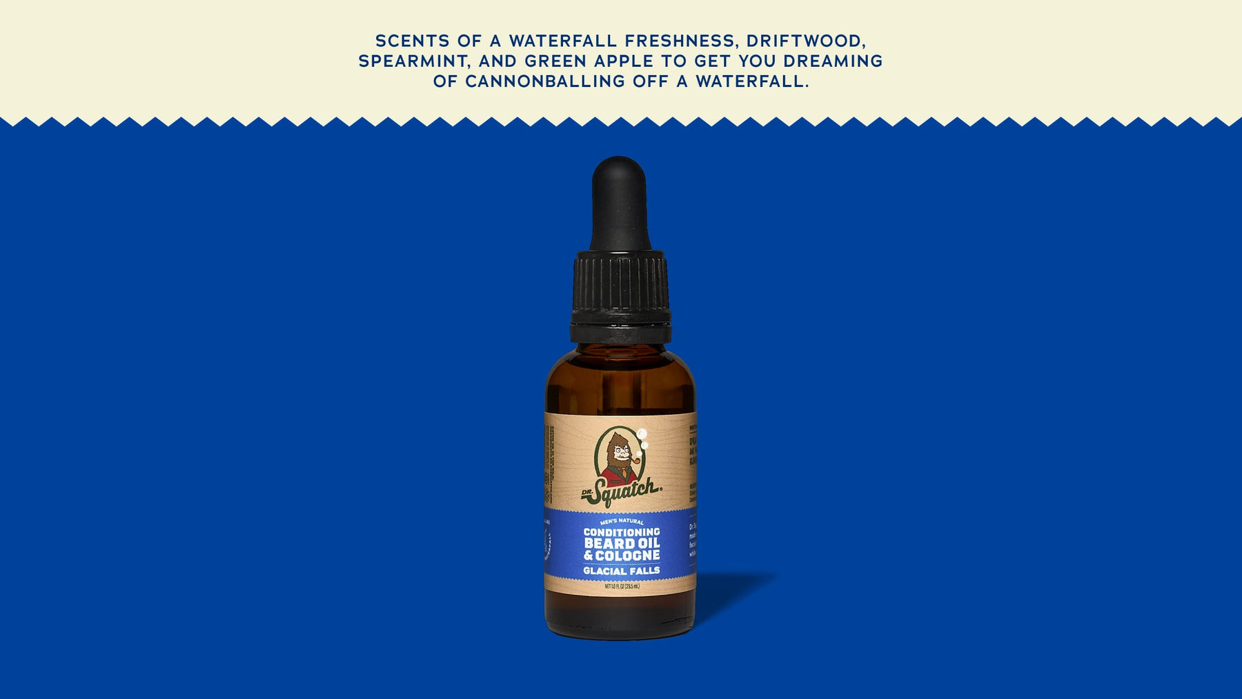 Conditioning Beard Oil & Cologne Glacial Falls - Warm Trail Style