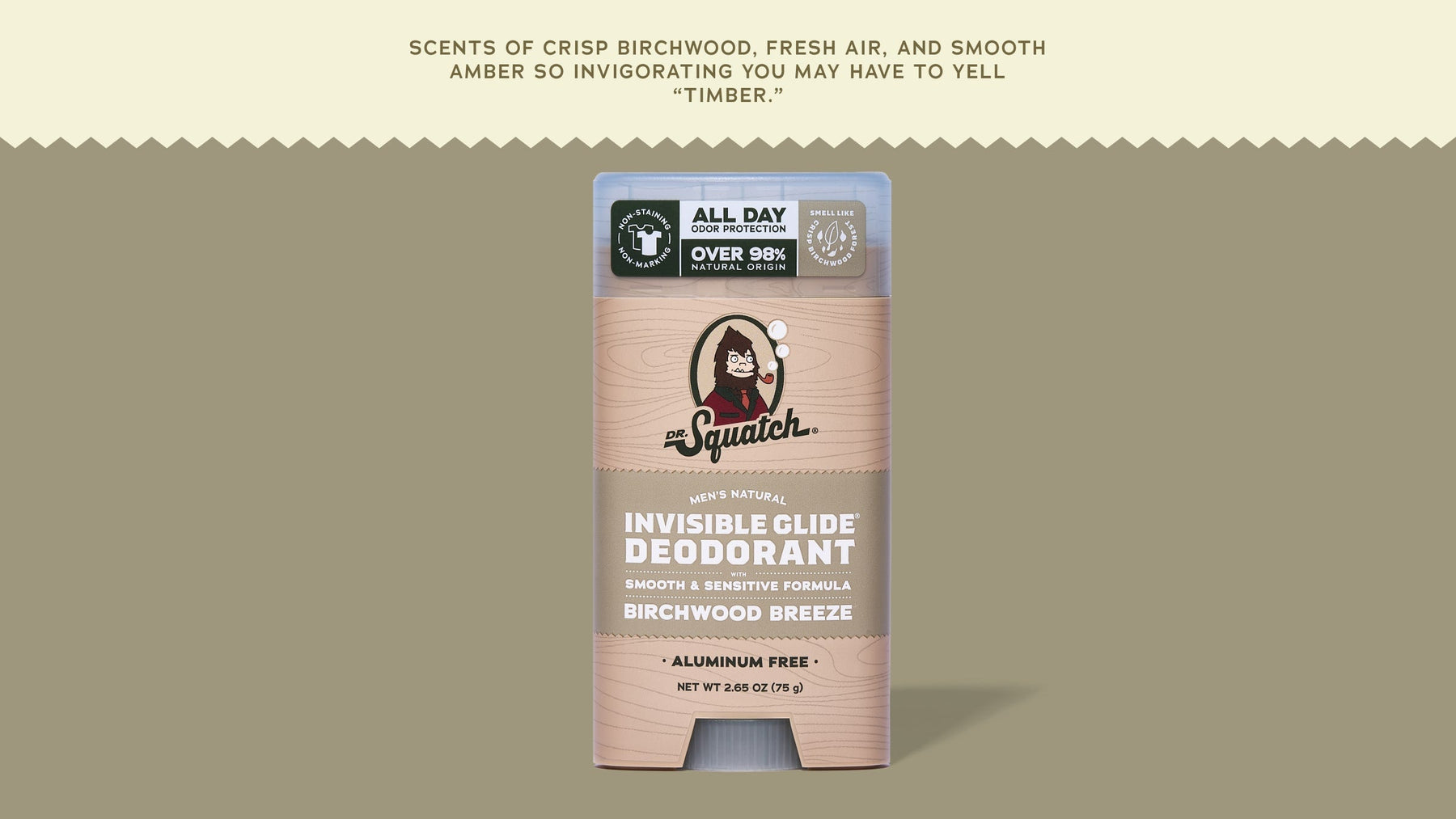 Birchwood Breeze Invisible Glide Deodorant - Bright Fresh Glide