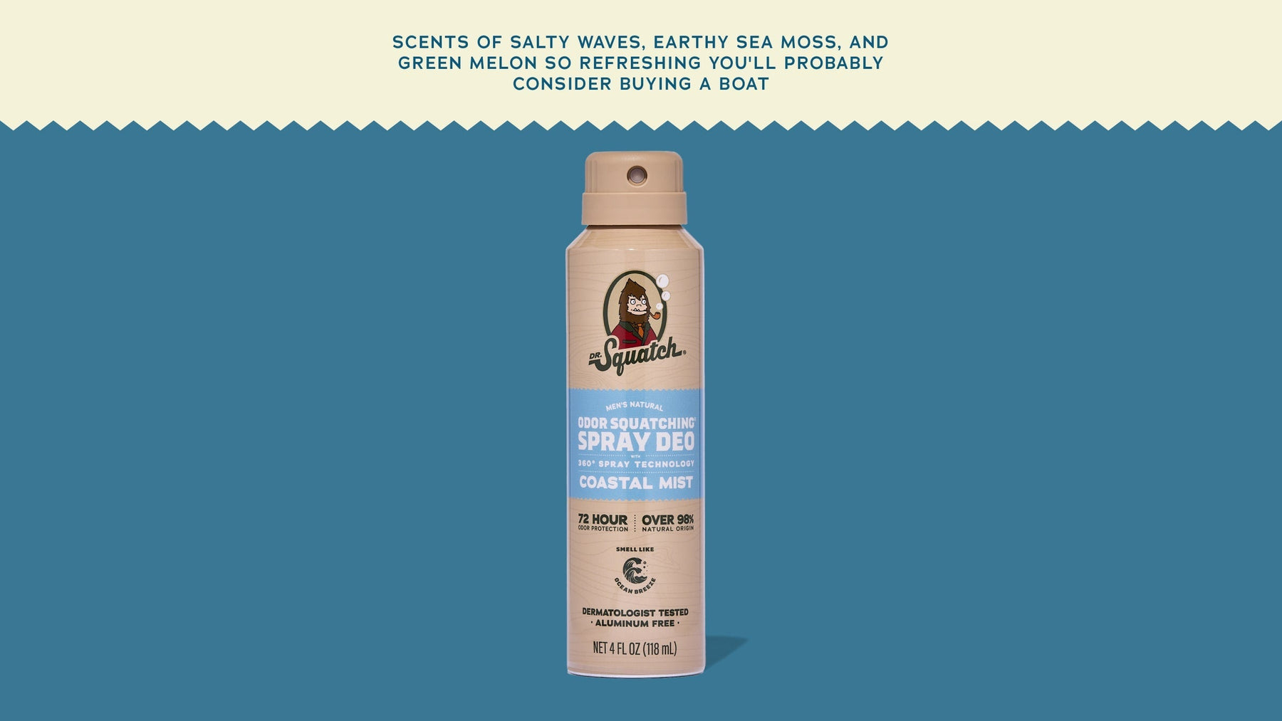 Coastal Mist Spray Deodorant - Smooth Active Guard