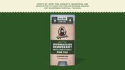 Pine Tar Invisible Glide Deodorant - Classic Clean Carry