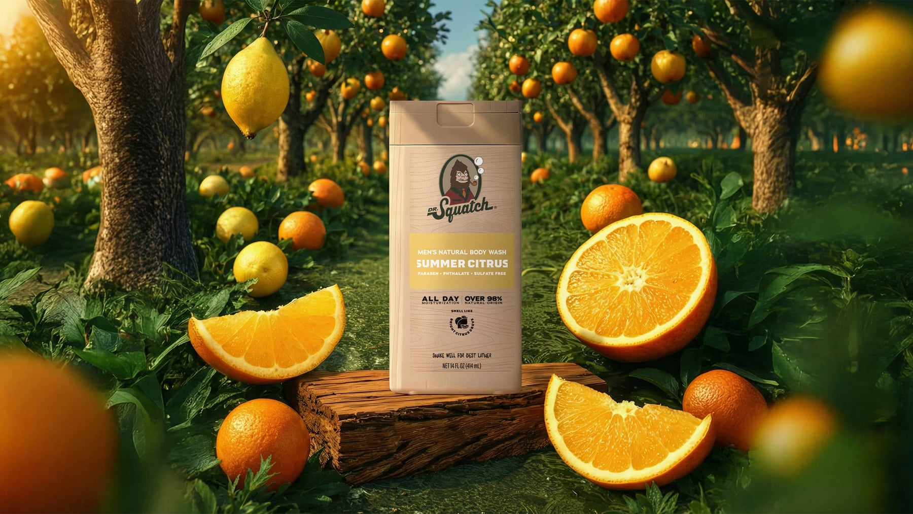 14 oz Summer Citrus Body Wash - Forest Fresh Wash