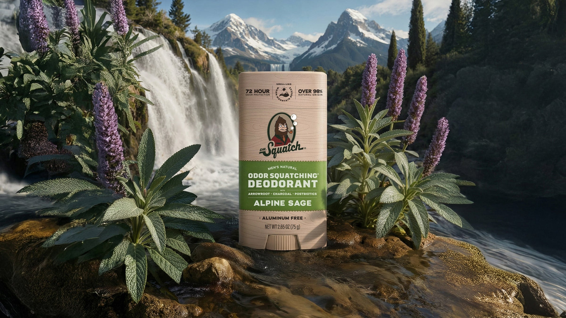 Alpine Sage Deodorant - All Day Outdoor Carry