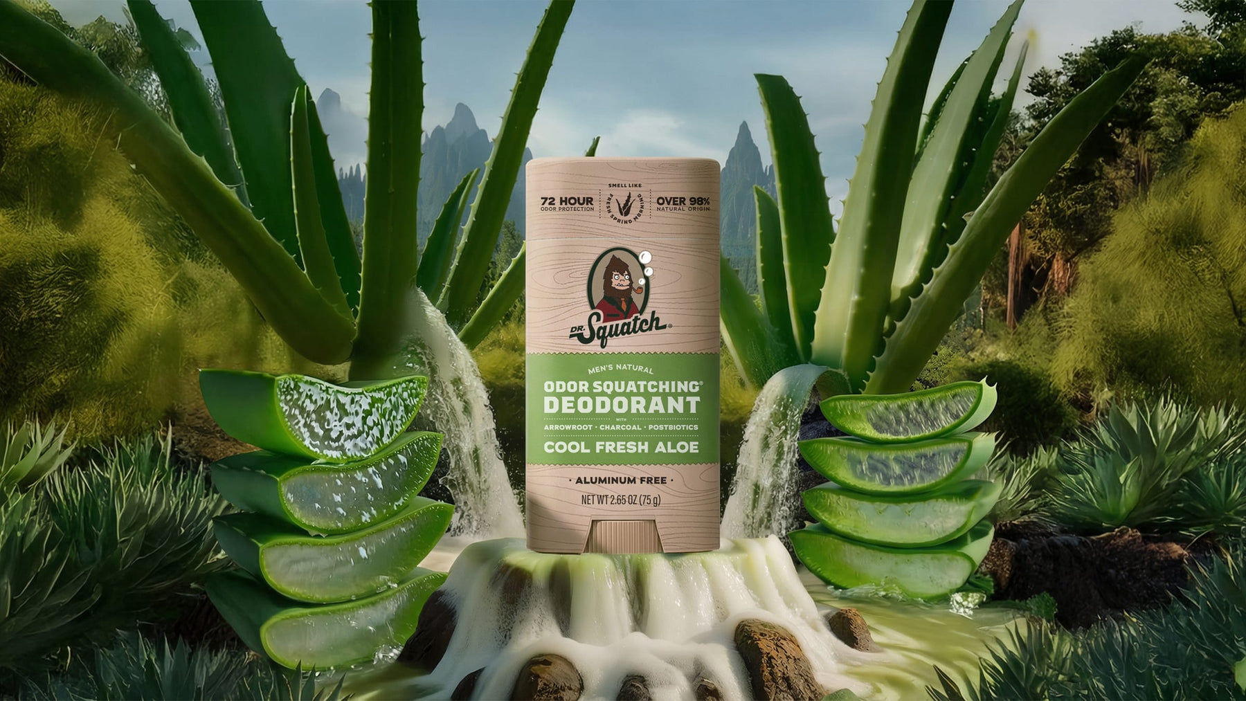 Cool Fresh Aloe Deodorant - Clean Active Carry