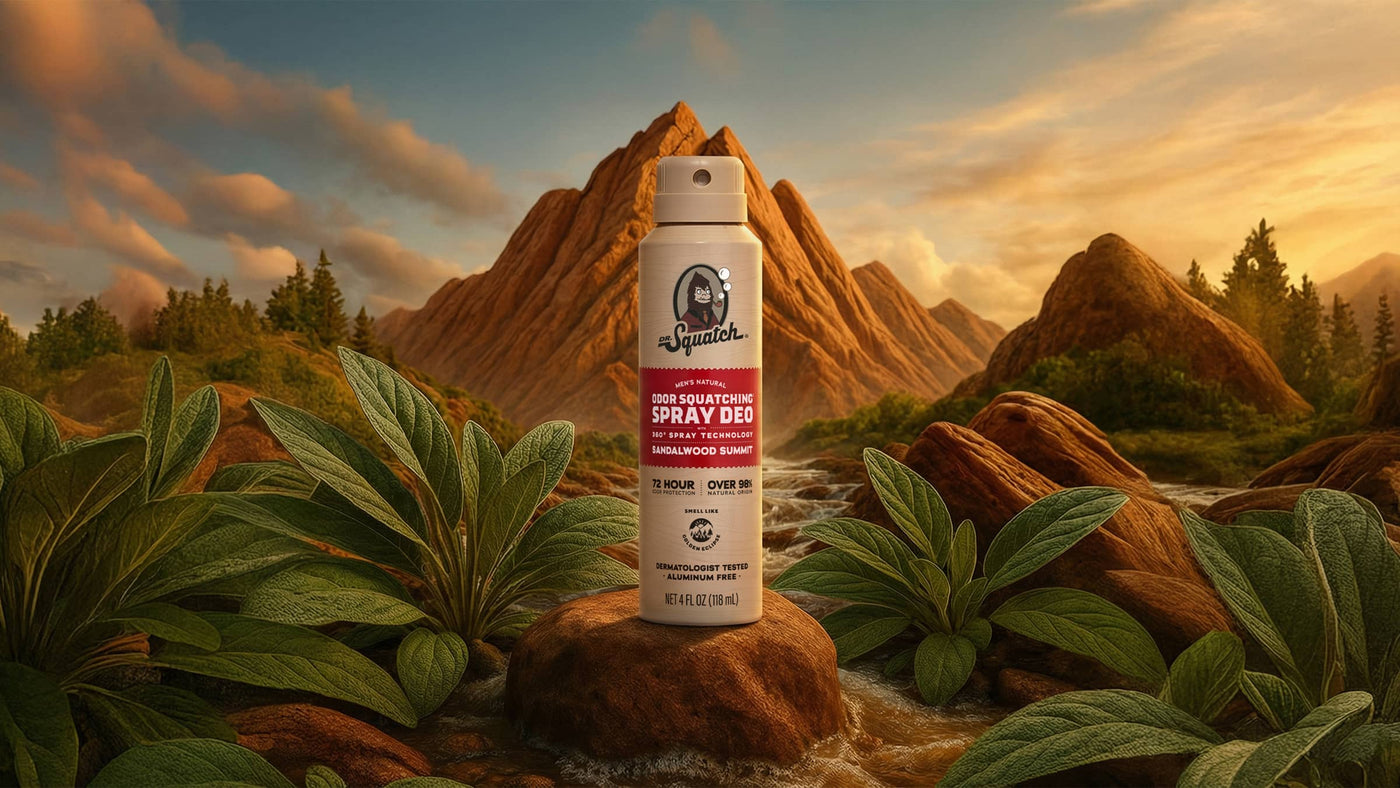 Sandalwood Summit Spray Deodorant - Bright Outdoor Carry
