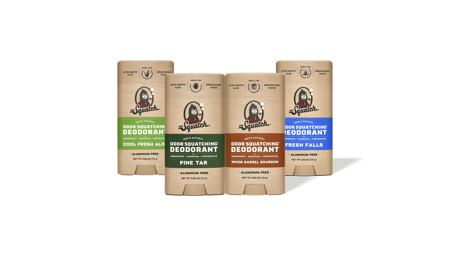Deodorant 4-Pack - Essential Daily Set