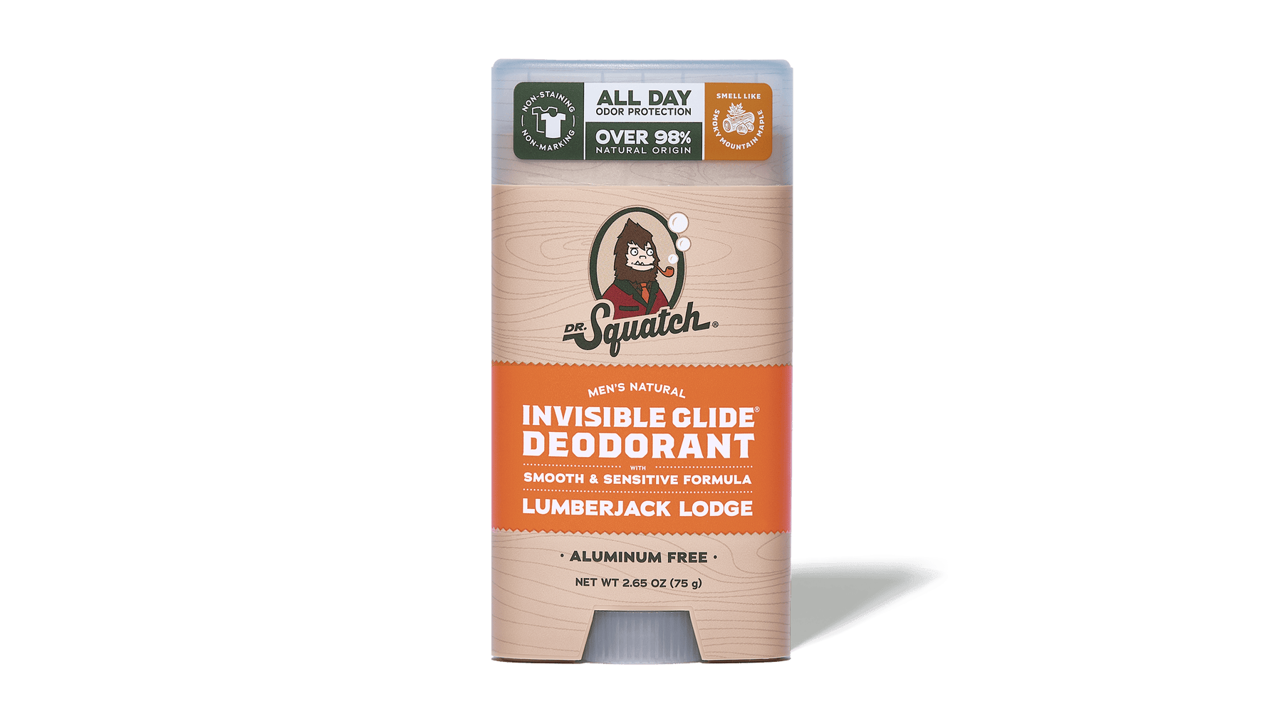 Lumberjack Lodge Invisible Glide Deodorant - Premium Clean Carry